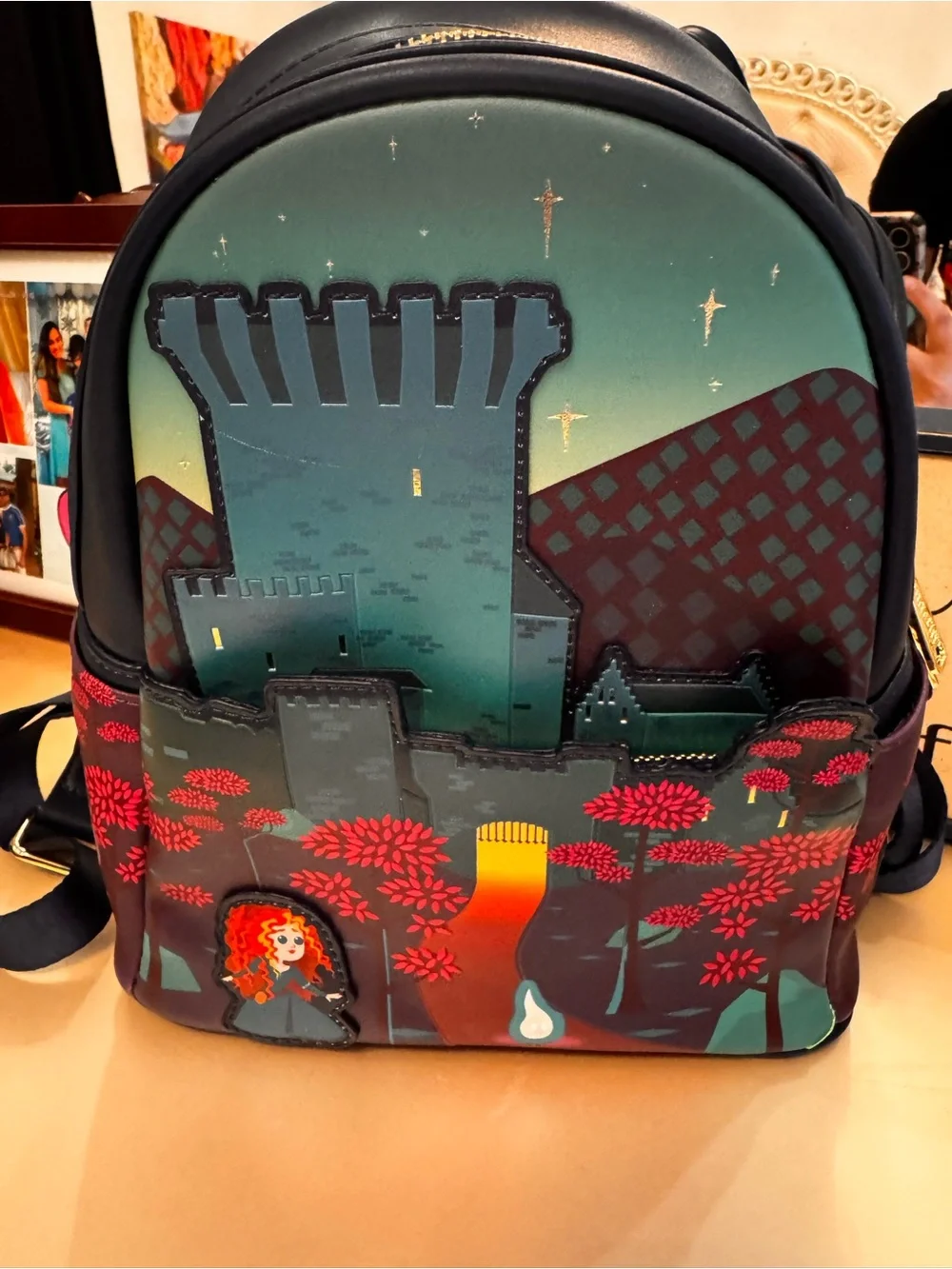 Pixar’s Brave Chibi Merida mini backpack NWOT
